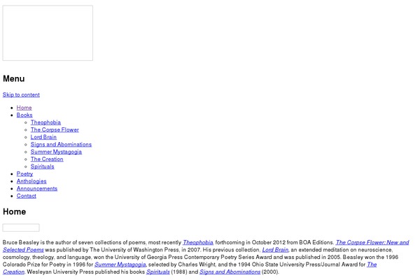 WordPress website example screenshot