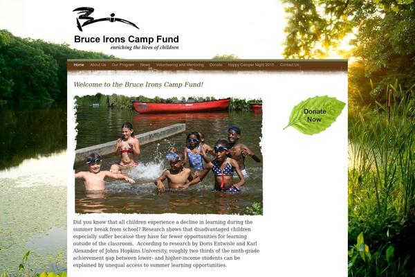 bruceironscampfund.org site used Bicf