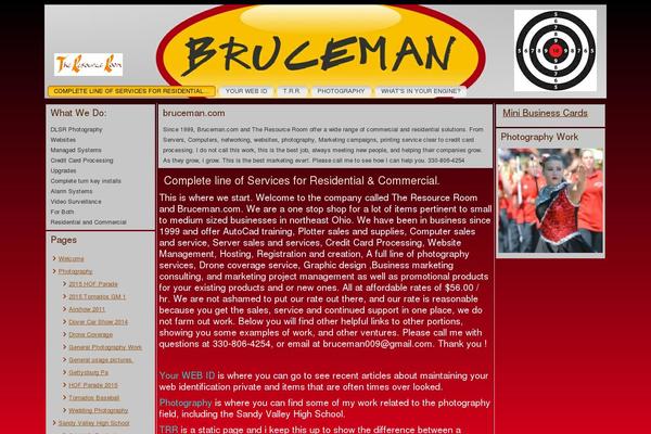 bruceman.com site used Bruceman_1200_trr