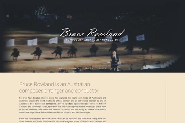 brucerowland.com site used Snowy