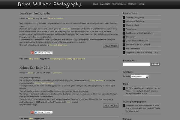 brucewilliamsphotography.com site used Executive 1.0
