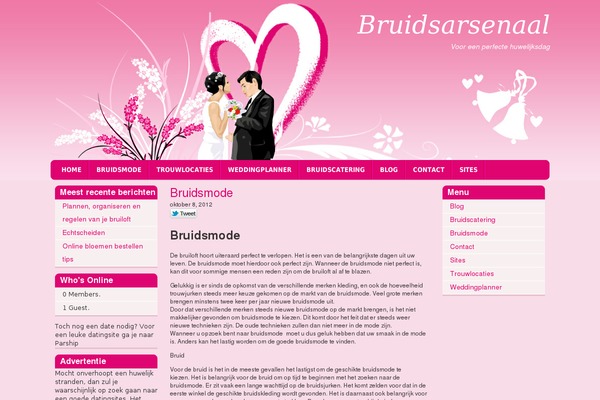 bruidsarsenaal.nl site used Wp-wedding-01