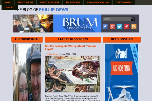 brum.pw site used Brumbootstrap
