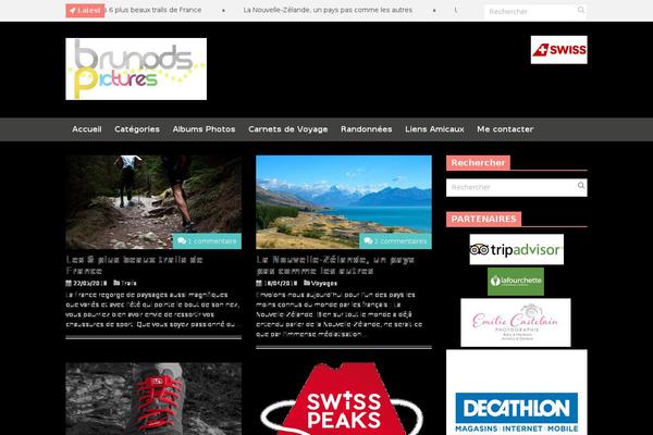 Discover theme site design template sample