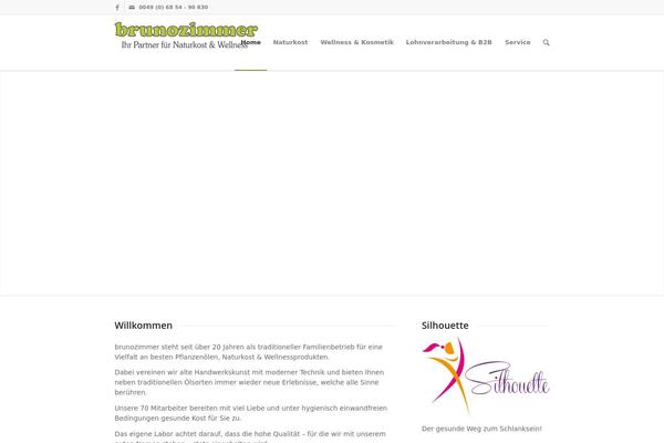 Enfold theme site design template sample