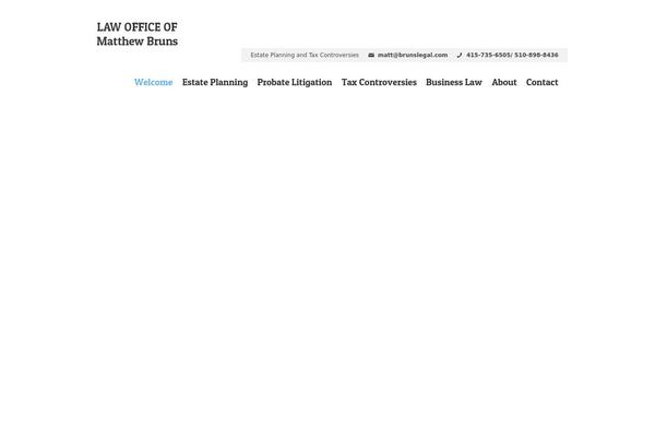 WordPress website example screenshot