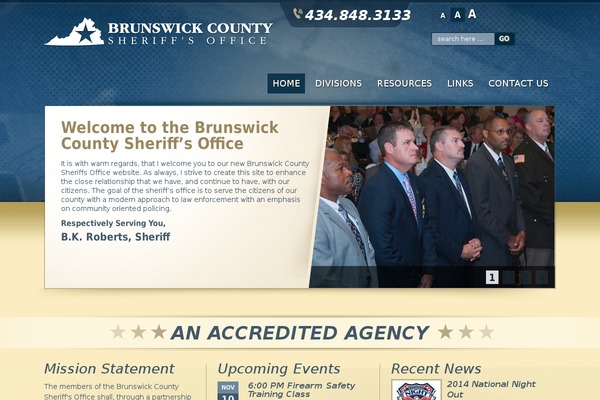 WordPress website example screenshot