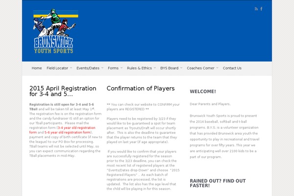 evolve theme site design template sample