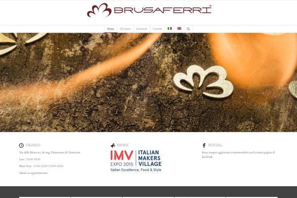 Enfold theme site design template sample