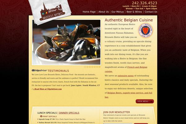 brusselsbistro.biz site used Brusselsbistro