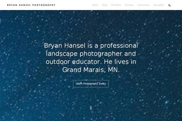 bryanhansel.com site used Swell-child