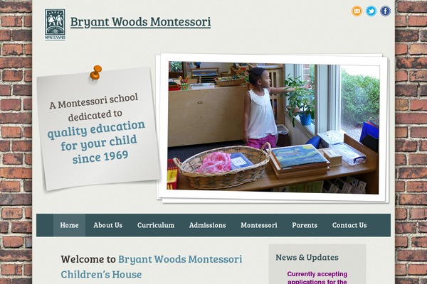 bryantwoodsmontessori.com site used Bryantwoods