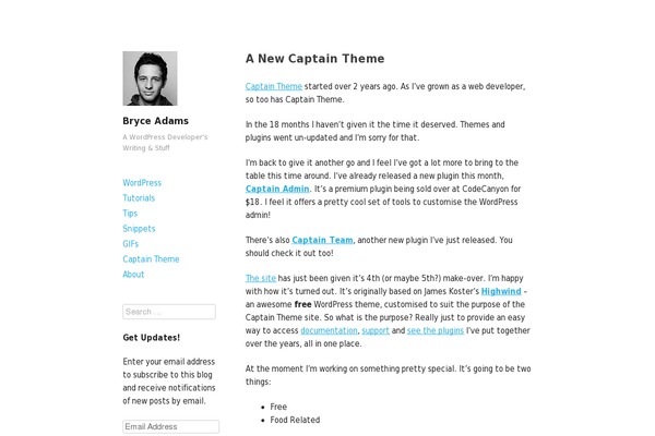 bryce WordPress theme, websites list used bryce theme bryce theme websites examples