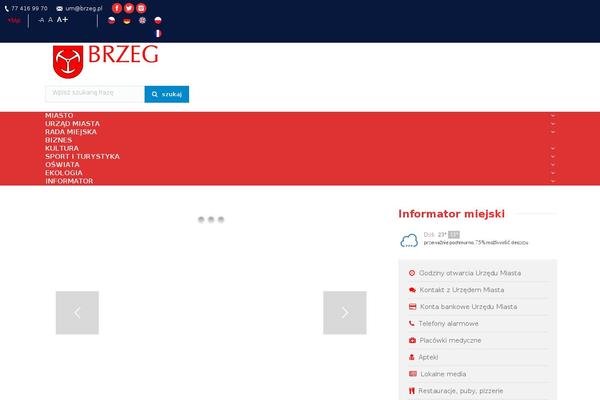 brzeg.pl site used Brzeg