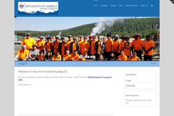 bsa315.org site used Avada Child