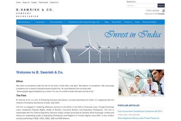 bsamrishindia.com site used Samrish