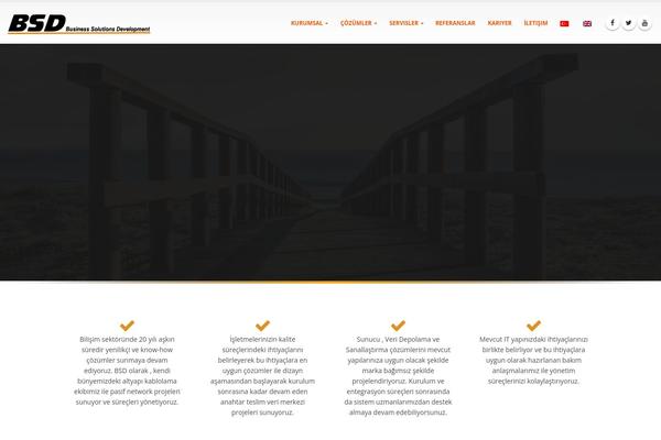 Porto theme site design template sample