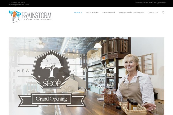 Divi theme site design template sample