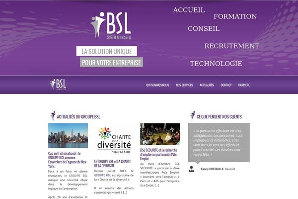 Bls theme site design template sample