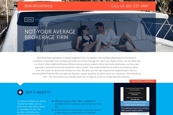 bswbrokerage.com site used Bsw-theme