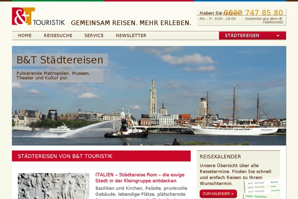 bt-staedtereisen.de site used Bt-touristik