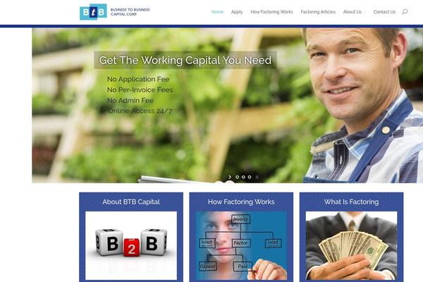 Divi theme site design template sample