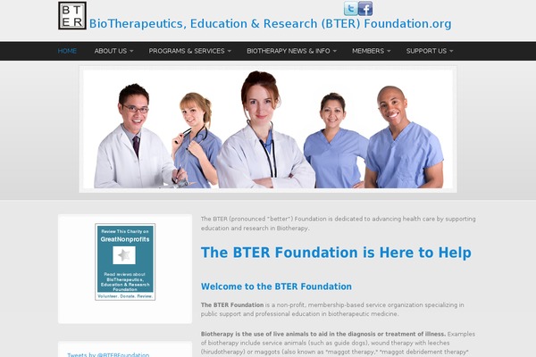 bterfoundation.org site used Education Base