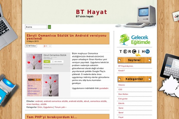 bthayat.net site used Bootstrap Blog