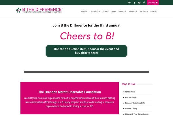 bthedifference.org site used Charitas Child