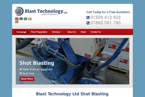btlshotblasting.co.uk site used Efox