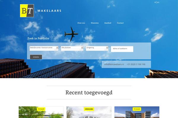 btmakelaars.nl site used Bt-makelaars-thema