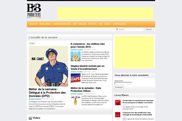 btobmarketers.fr site used Cadabrapress