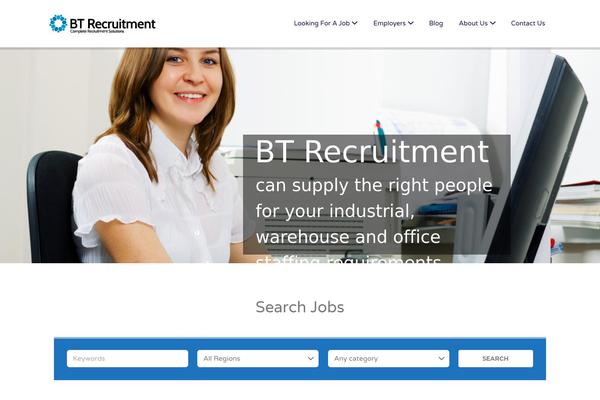 btrecruitment.com.au site used Jobify