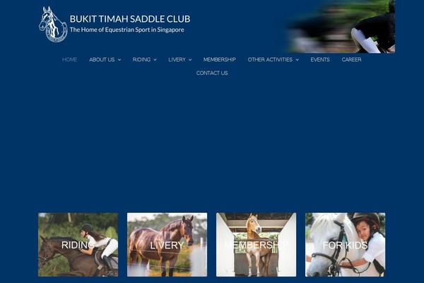 Equestrian-child theme site design template sample