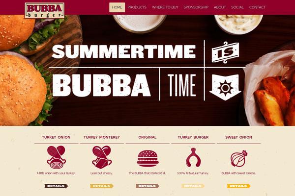 bubbafoods.com site used Bubbaburger
