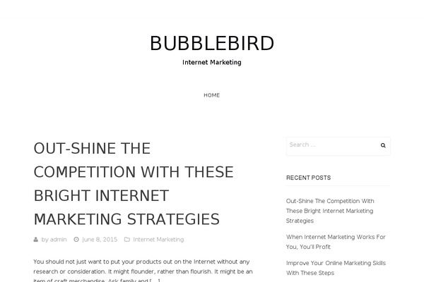 bubblebird.info site used Aileron