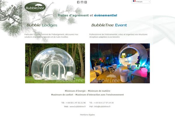 bubbletree.fr site used Grandis-theme