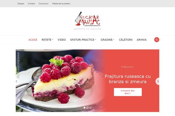 Foodica theme site design template sample