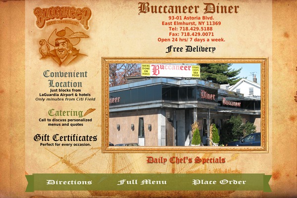 buccaneerdiner.com site used Buccanner