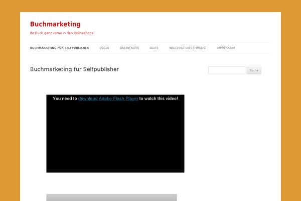 buch-marketing.com site used Twenty Twelve