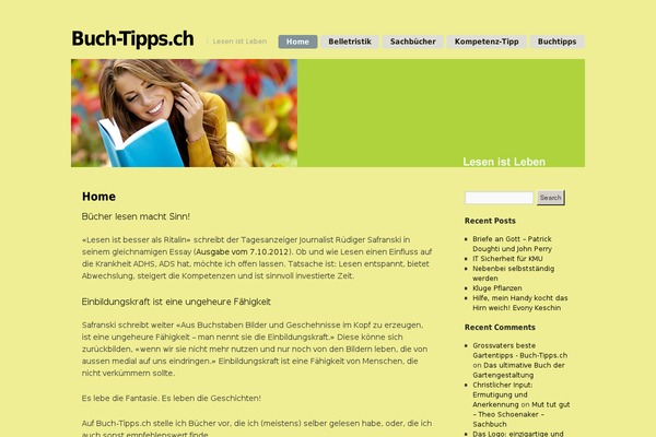 WordPress website example screenshot
