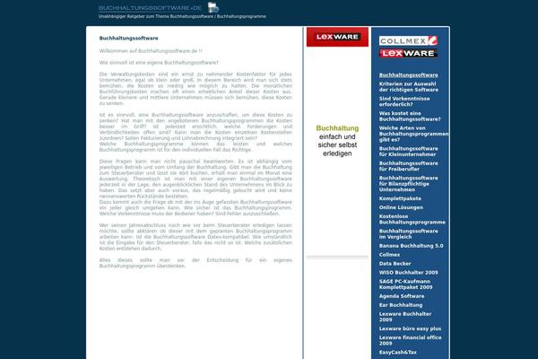 buchhaltungssoftware.de site used 3columns