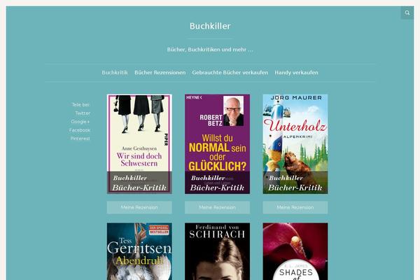 Literary theme site design template sample