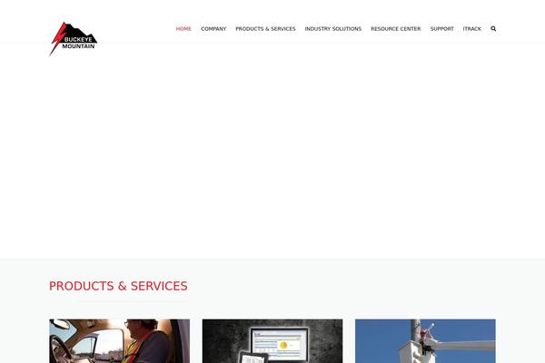 Industrial theme site design template sample