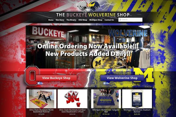 buckeyewolverineshop.com site used Bws