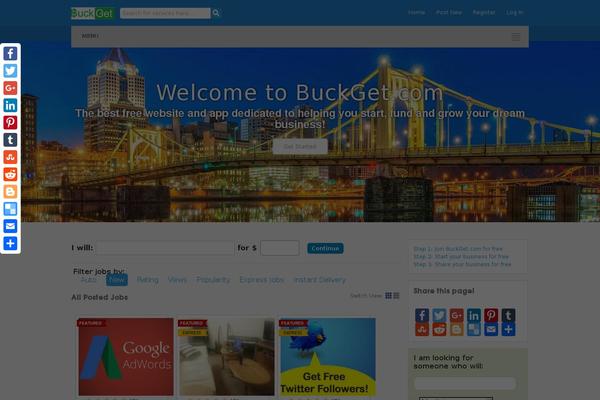buckget.com site used Pricerrtheme