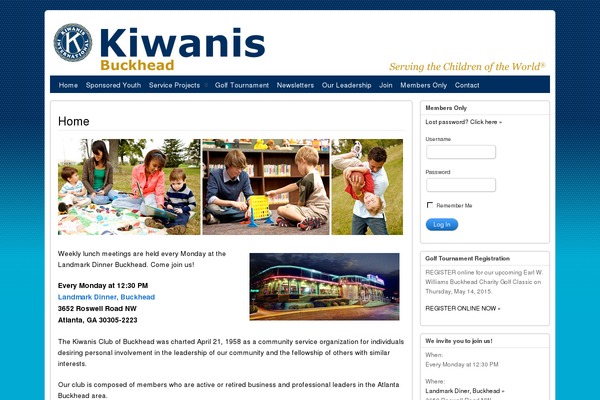 WordPress website example screenshot