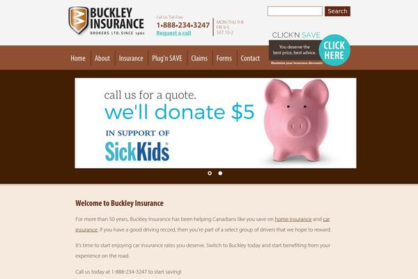 buckley theme websites examples