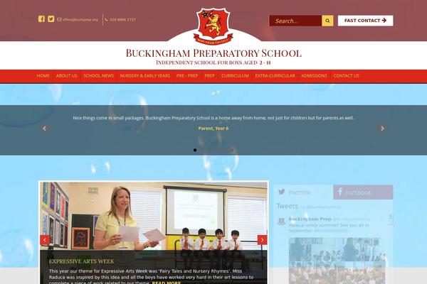 buckprep.org site used Buckingham