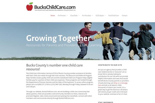 WordPress website example screenshot